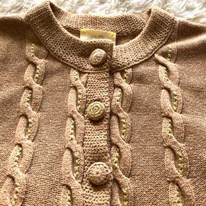LIA MOLLY CABLE KNIT CARDIGAN
